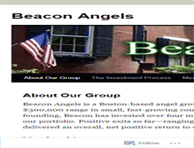 Tablet Screenshot of beaconangels.com
